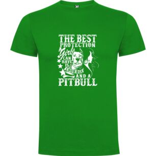 Pitbull Protector Girl Tshirt