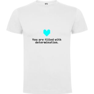 Pixel Determination Heart Tshirt σε χρώμα Λευκό 9-10 ετών