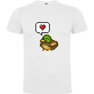 Pixel-Hearted Fantasy Duck Tshirt σε χρώμα Λευκό 11-12 ετών