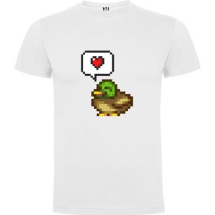 Pixel-Hearted Fantasy Duck Tshirt σε χρώμα Λευκό 7-8 ετών