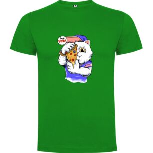 Pizza-Crazed Feline Tshirt