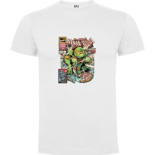 Pizza-Fueled Ninja Hero Tshirt σε χρώμα Λευκό 3-4 ετών