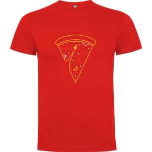 Pizza in Cosmic Art Tshirt