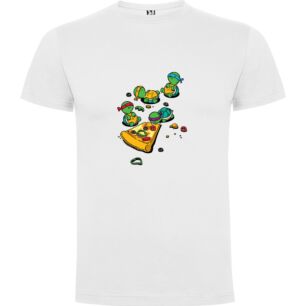 Pizza Ninja Turtles Tshirt σε χρώμα Λευκό 7-8 ετών