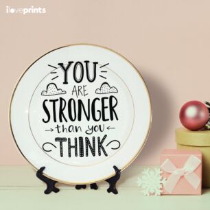Πιατέλα You are Stronger Than You Think