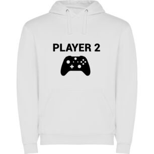 Player 2's Avatar Controller Φούτερ με κουκούλα σε χρώμα Λευκό 5-6 ετών