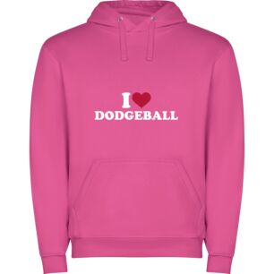 Playful Dodgeball Delight Φούτερ με κουκούλα