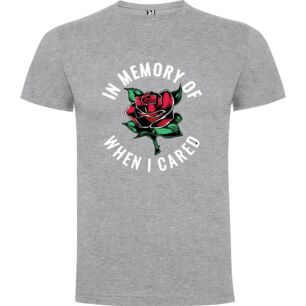 Poignant Rose Remembrance Tshirt