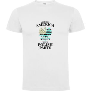 Polish Parts, American Made Tshirt σε χρώμα Λευκό 9-10 ετών