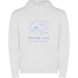 Poque Art Life Emblem Φούτερ με κουκούλα σε χρώμα Λευκό 11-12 ετών