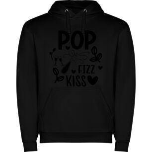 Posh Pop Fizz Kiss Φούτερ με κουκούλα