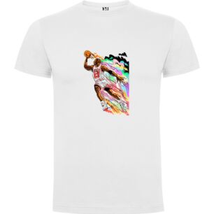 Posterized Dunking Icon Tshirt σε χρώμα Λευκό 7-8 ετών