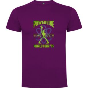 Powerline '95 Tour Shirt Tshirt σε χρώμα Μωβ 3-4 ετών