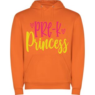 Pretty Princes & Princesses Φούτερ με κουκούλα σε χρώμα Πορτοκαλί XXXLarge(3XL)