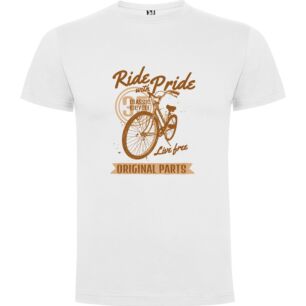Pride Ride Bicycle Tshirt σε χρώμα Λευκό Small