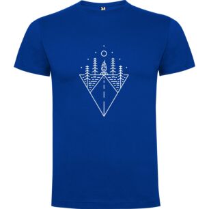 Pristine Pine Triangle Tshirt σε χρώμα Μπλε Medium