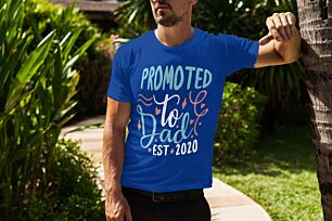 Promoted Dad Announcement Tshirt