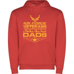 Proud Air Force Dads Φούτερ με κουκούλα