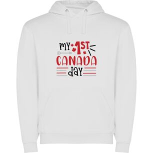 Proudly Canadian: First Celebration Φούτερ με κουκούλα σε χρώμα Λευκό Large