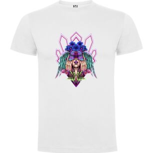 Psychedelic Flower Shamaness Tshirt σε χρώμα Λευκό XXLarge