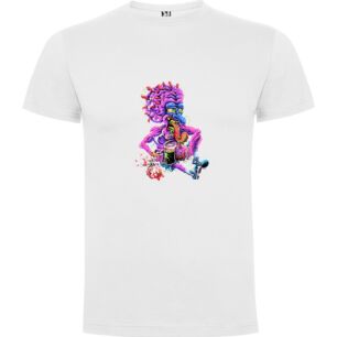 Psychedelic Monster Madness Tshirt σε χρώμα Λευκό 3-4 ετών