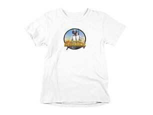 PUBG Logo White T-Shirt