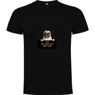Pug-itive Pet Shame Tshirt