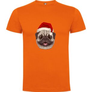 Pug Pope Merry Hat Tshirt