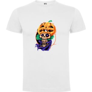 Pumpkin Skeleton King Tshirt