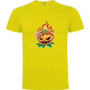 Pumpkin Spell Fire Tshirt