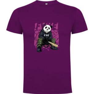 Punk Panda Skateboarder Tshirt