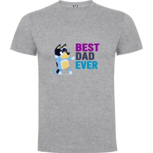 Pup's Best Dad Ever Tshirt σε χρώμα Γκρι 3-4 ετών