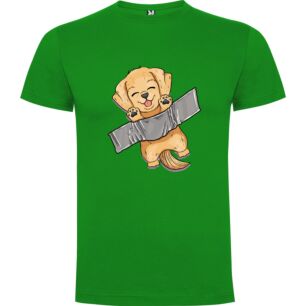 Pup with Plaster Paws Tshirt