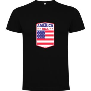 Purple Americana Flag Tshirt