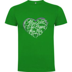 Purple Fearless Heart Tshirt