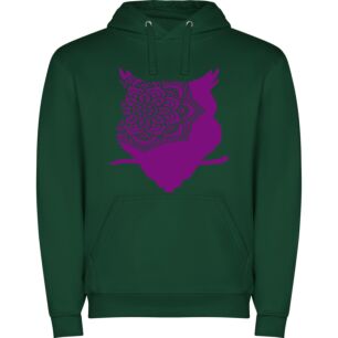Purple Owl: Adobe Intricacies Φούτερ με κουκούλα