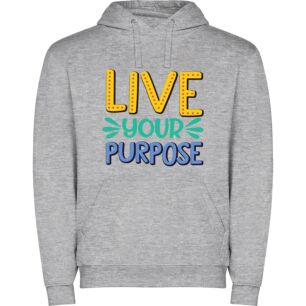 Purpose Pump: Live Life Φούτερ με κουκούλα