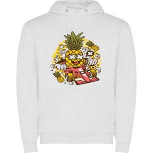 Racing Fruit: Illustrator's Creation Φούτερ με κουκούλα σε χρώμα Λευκό XXXLarge(3XL)