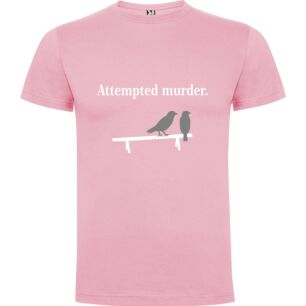 Railbird Murder Scene Tshirt σε χρώμα Ροζ