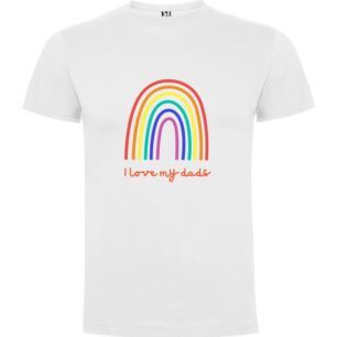 Rainbow Dad Vibes Tshirt σε χρώμα Λευκό 11-12 ετών