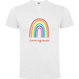 Rainbow Dad Vibes Tshirt σε χρώμα Λευκό 7-8 ετών