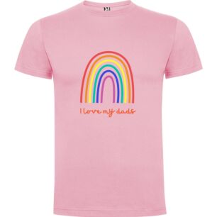 Rainbow Dad Vibes Tshirt σε χρώμα Ροζ 3-4 ετών