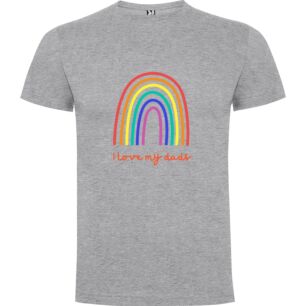 Rainbow Dad Vibes Tshirt σε χρώμα Γκρι 3-4 ετών
