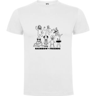 Rainbow Squad Goals Tshirt σε χρώμα Λευκό 5-6 ετών