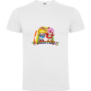 Rainbowcore Lovebirds Tshirt σε χρώμα Λευκό 11-12 ετών