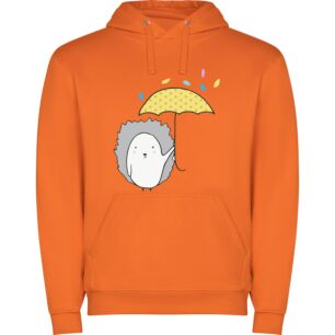 Rainy Hedgehog with Umbrella Φούτερ με κουκούλα