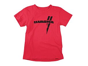 Rammstein Weisses Kreuz Rot T-Shirt