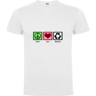 Recycled Symbols of Unity Tshirt σε χρώμα Λευκό 11-12 ετών