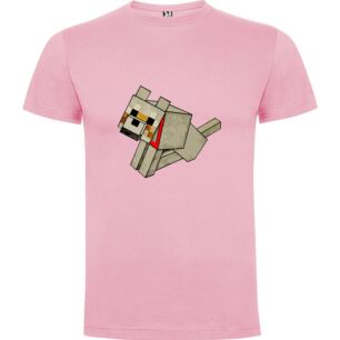 Red-Collared Minecraft Canine Tshirt