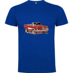 Red Mustang Vector Art Tshirt